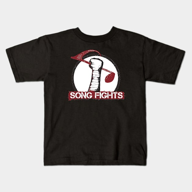 Song Fights Kids T-Shirt by Podbros Network